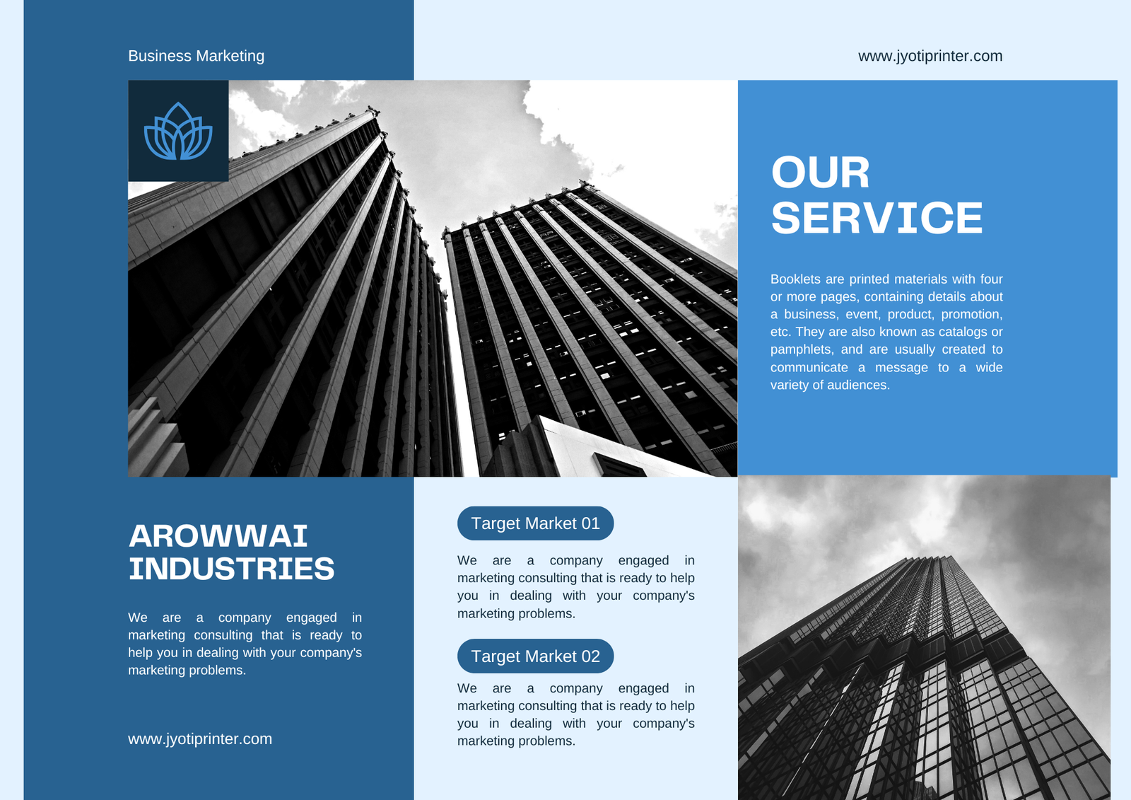 Brochure printing sample by Jyoti Printery